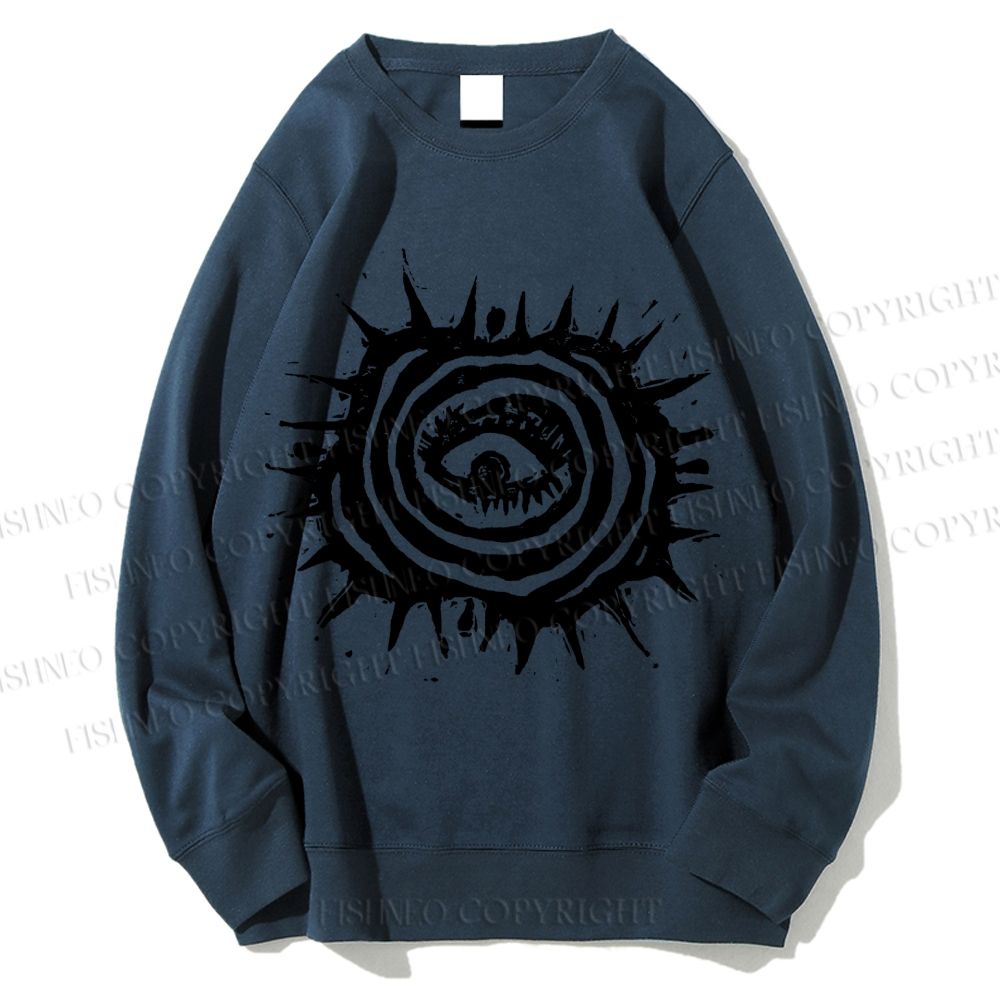 Unisex Art Abstract Eyes Printed Sweatshirt