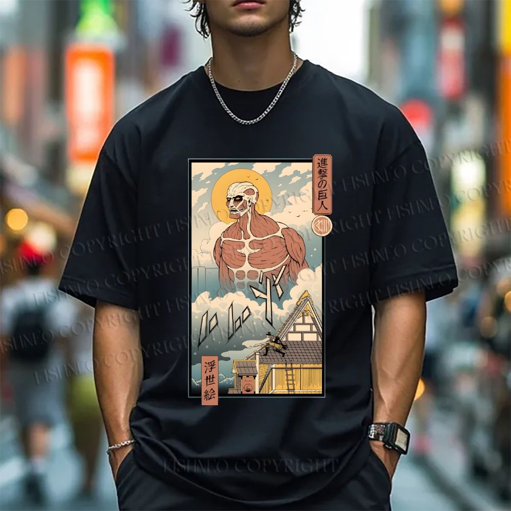 Unisex Attack On Titan Classic Cotton T-shirt