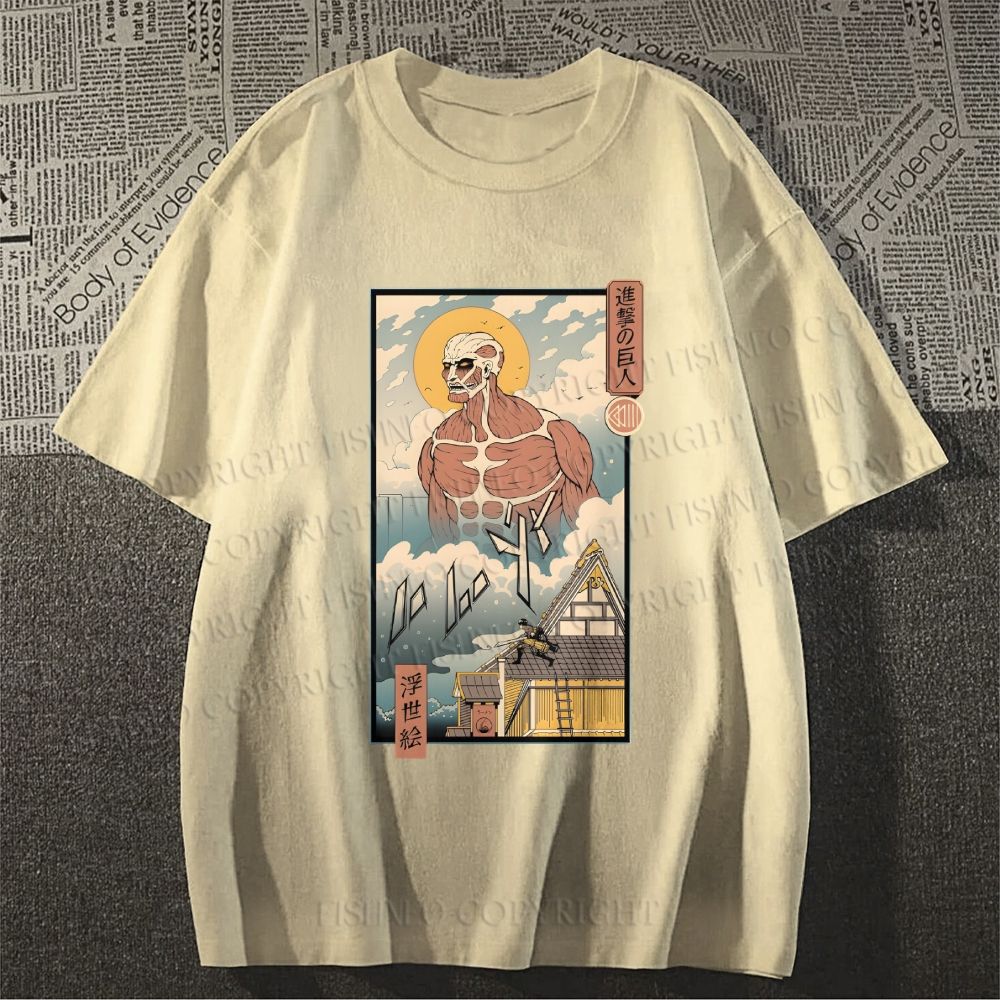 Unisex Attack On Titan Classic Cotton T-shirt
