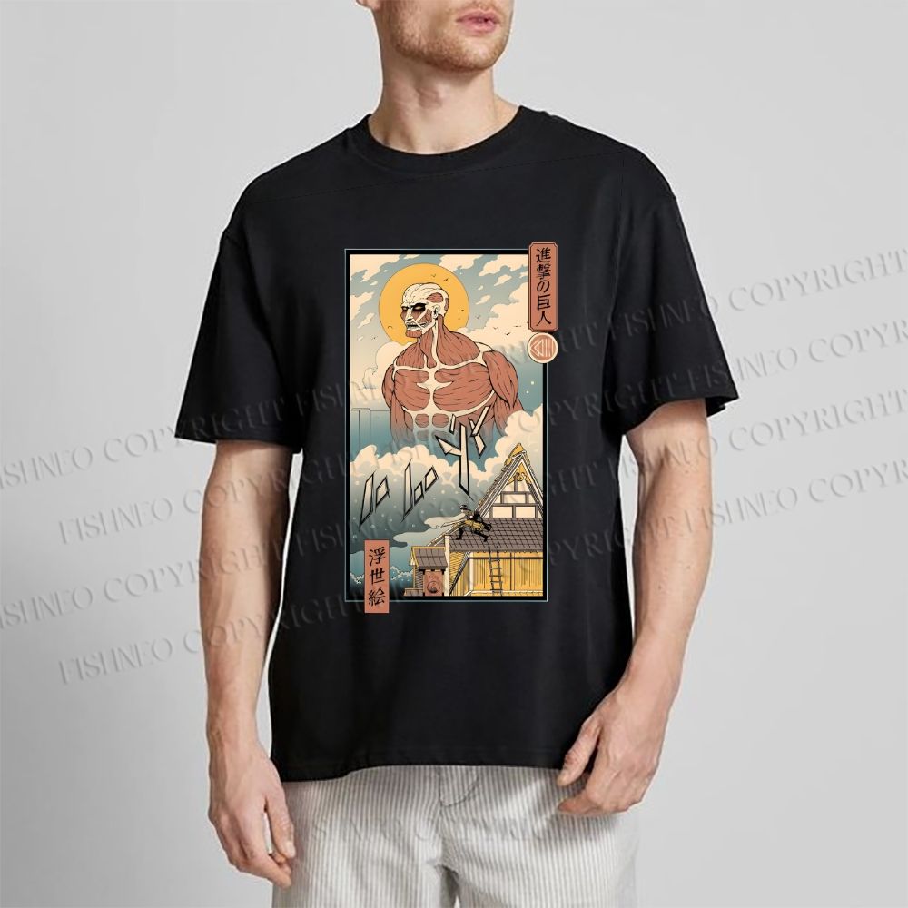 Unisex Attack On Titan Classic Cotton T-shirt