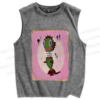Unisex Gefilte Fish Printed Washed Tank Top