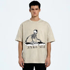 Skeleton DJ Vintage Washed T-shirt