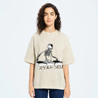 Skeleton DJ Vintage Washed T-shirt