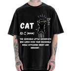 Definition Of Cat Vintage Washed T-shirt