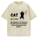 Definition Of Cat Vintage Washed T-shirt