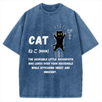 Definition Of Cat Vintage Washed T-shirt