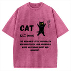 Definition Of Cat Vintage Washed T-shirt