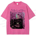 Unisex Hellraiser Pinhead Japanese Printed Washed Tee