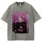 Unisex Hellraiser Pinhead Japanese Printed Washed Tee