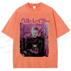 Unisex Hellraiser Pinhead Japanese Printed Washed Tee