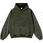 Unisex Casual Bauhaus Design Printed Washed Hoodie