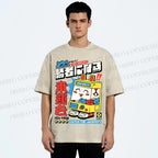 Unisex Catch The Jackpot Printed Washed Tee