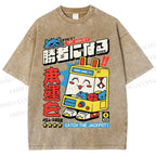 Unisex Catch The Jackpot Printed Washed Tee