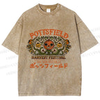 Unisex Halloween Pumpkin Pottsfield Printed Washed Tee