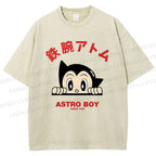 Unisex Astro Boy Printed Washed Tee