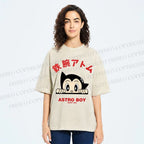 Unisex Astro Boy Printed Washed Tee
