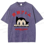 Unisex Astro Boy Printed Washed Tee