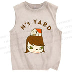 Unisex  N's Yard Yoshitomo Nara Printed Washed Tank Top