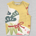 Unisex Gourd Japanese Art Printed Tank Top