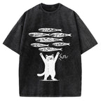 The Lucky Cat Vintage Washed T-shirt