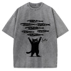 The Lucky Cat Vintage Washed T-shirt