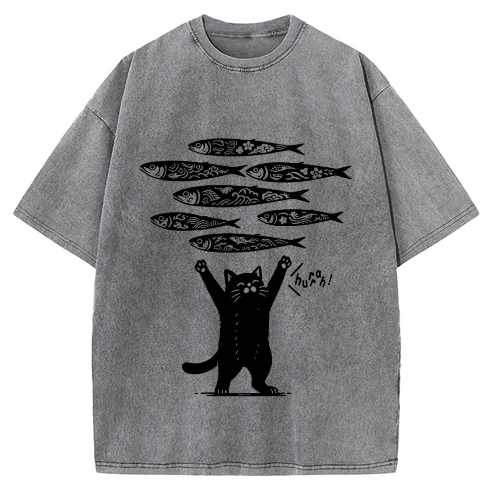 The Lucky Cat Vintage Washed T-shirt