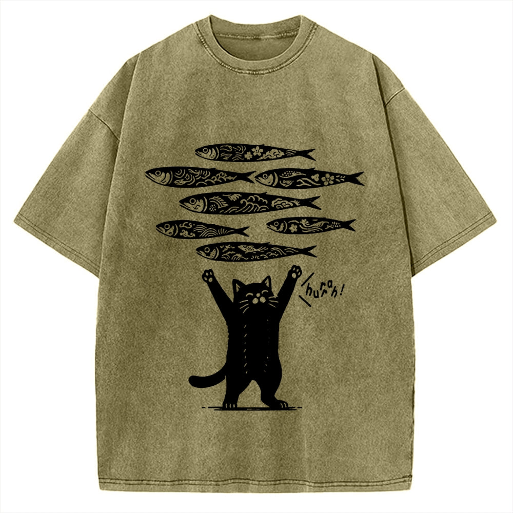 The Lucky Cat Vintage Washed T-shirt