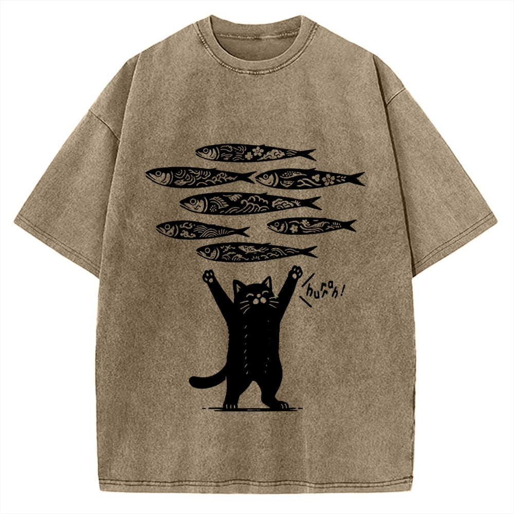 The Lucky Cat Vintage Washed T-shirt
