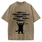 The Lucky Cat Vintage Washed T-shirt