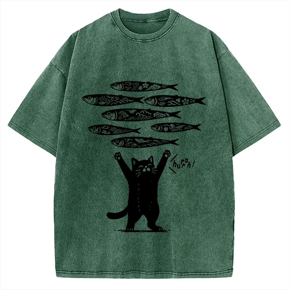 The Lucky Cat Vintage Washed T-shirt