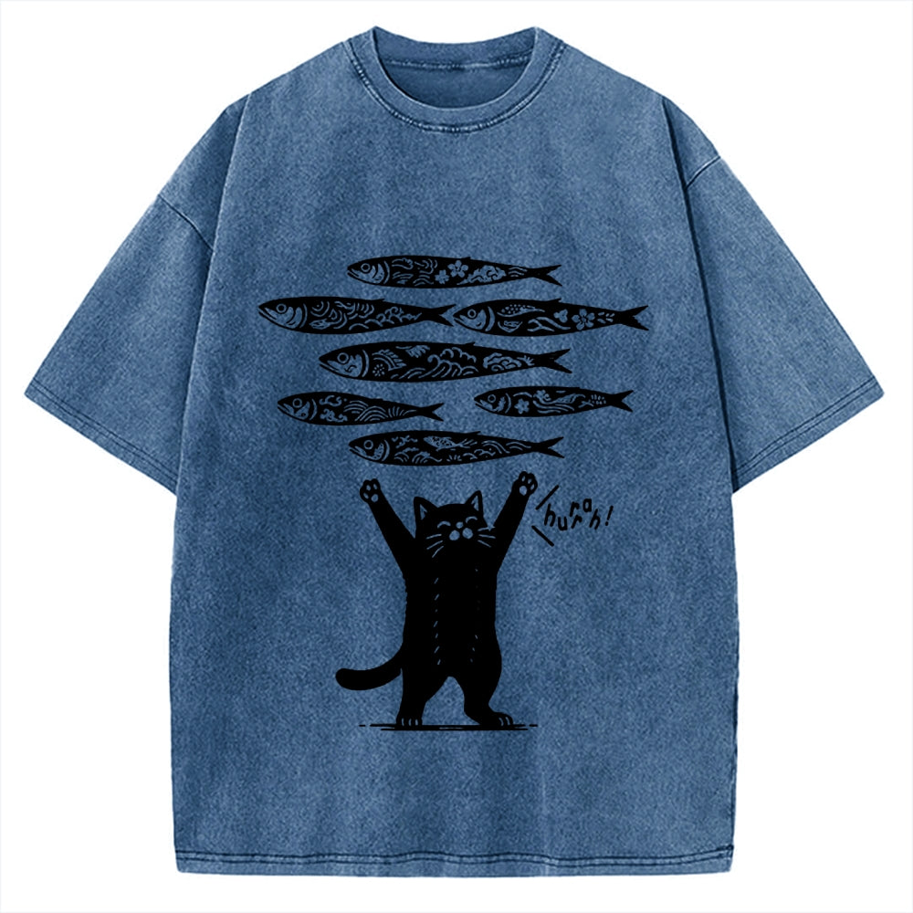 The Lucky Cat Vintage Washed T-shirt