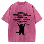 The Lucky Cat Vintage Washed T-shirt