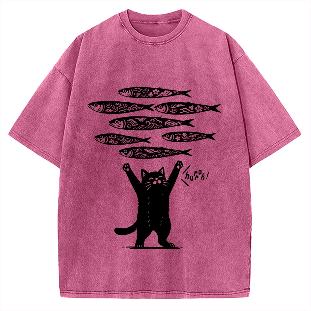 The Lucky Cat Vintage Washed T-shirt