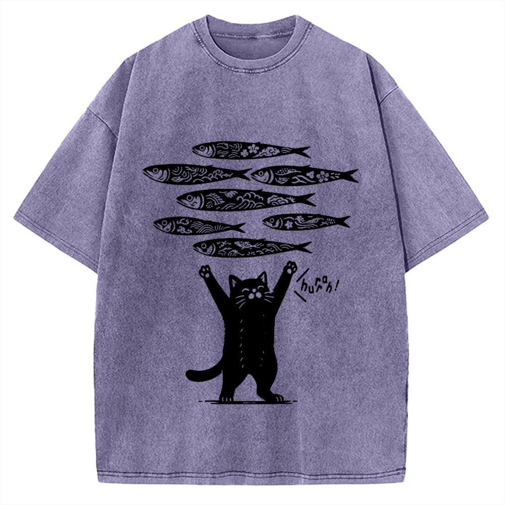The Lucky Cat Vintage Washed T-shirt
