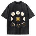 Van Gogh Cat Vintage Washed T-shirt