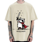 Huzzah Racoon Vintage Washed T-shirt