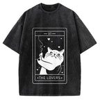 The Cat Lover Vintage Washed T-shirt