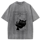 The Cat Lover Vintage Washed T-shirt