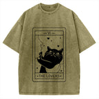 The Cat Lover Vintage Washed T-shirt