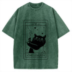 The Cat Lover Vintage Washed T-shirt