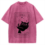 The Cat Lover Vintage Washed T-shirt