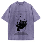 The Cat Lover Vintage Washed T-shirt