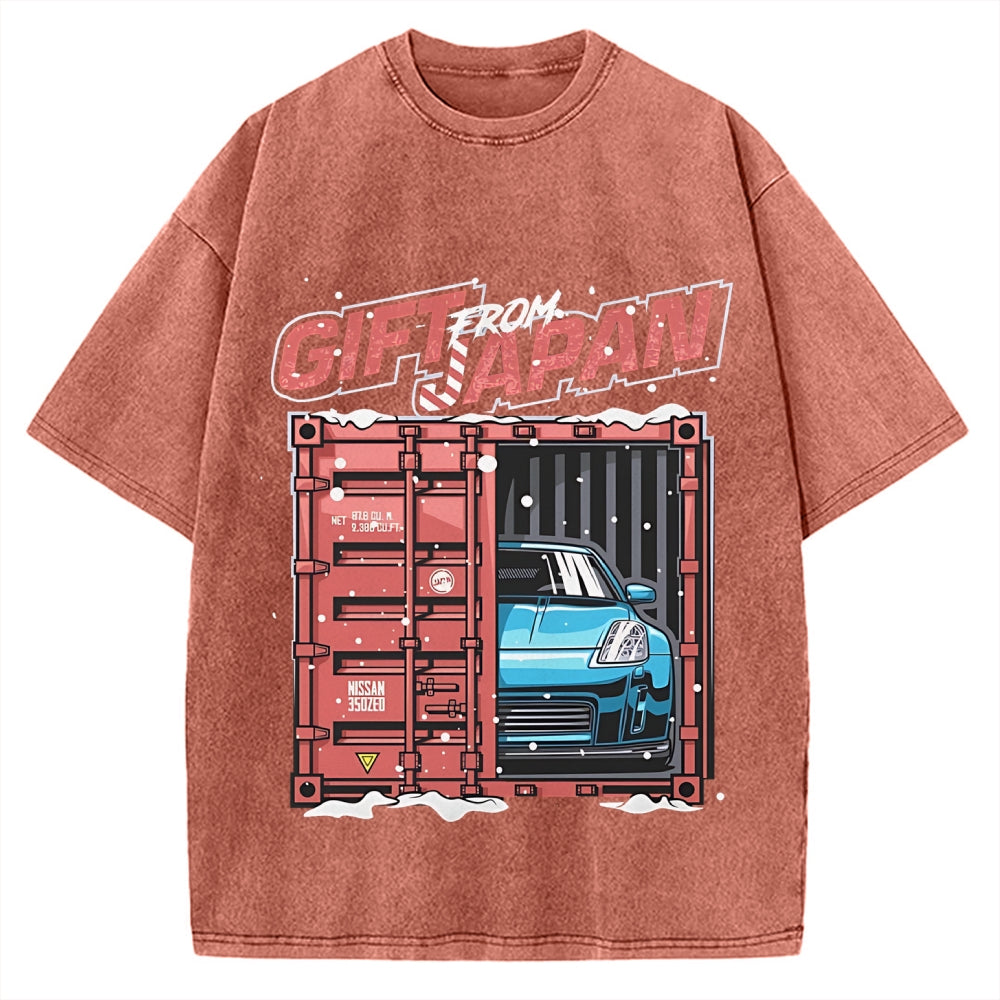 350z z33 JDM Christmas Gift From Japan Vintage Washed T-shirt
