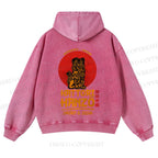 Casual Hattori Hanzo Printed Washed Hoodie