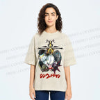 Unisex Ultraman Monsters Japanese Printed Washed Tee
