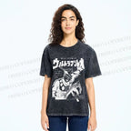 Unisex Ultraman Japanese Vintage Printed Washed Tee