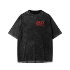 Unisex Easy Tiger Front And Back Printed Washed Tee