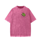 Unisex Frog Me No Problemo Narrator But It Was All Problemo Front And Back Printed Washed Tee