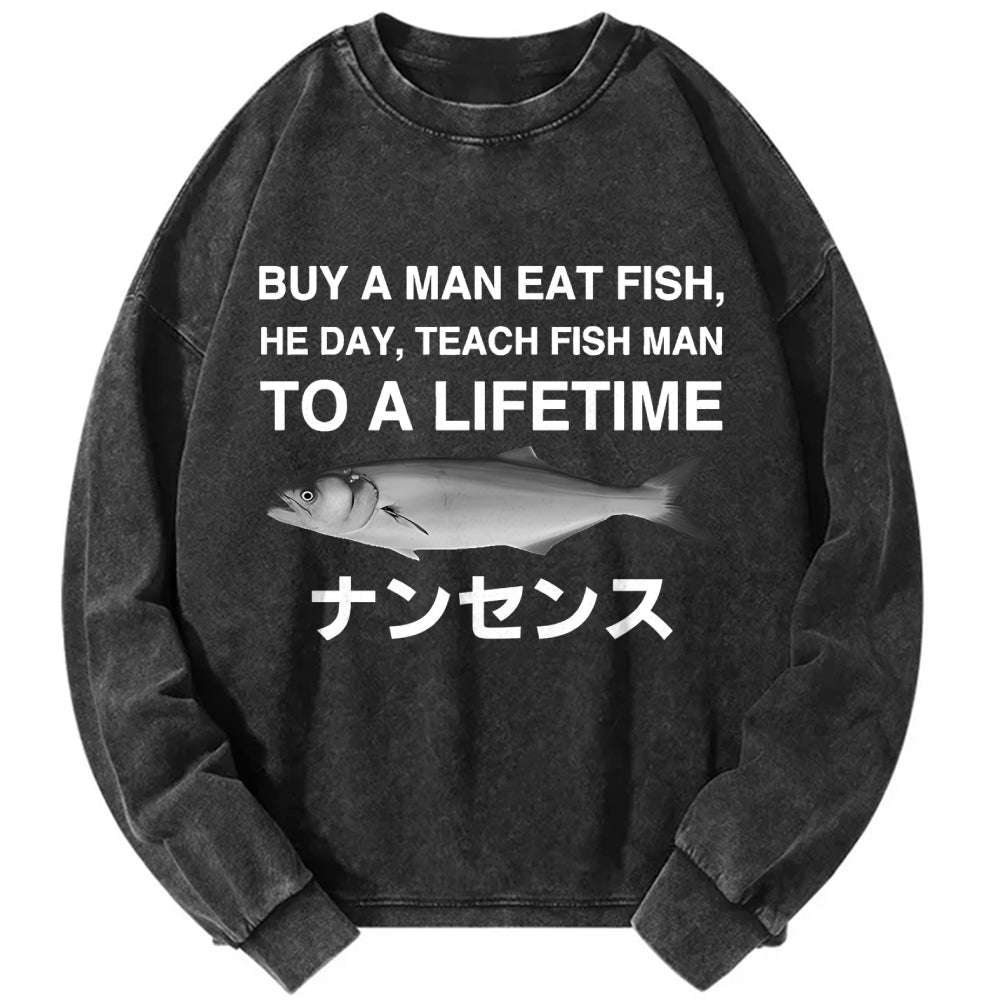 Unisex Funny To A Lifetime Vintage Washed Sweatshirts