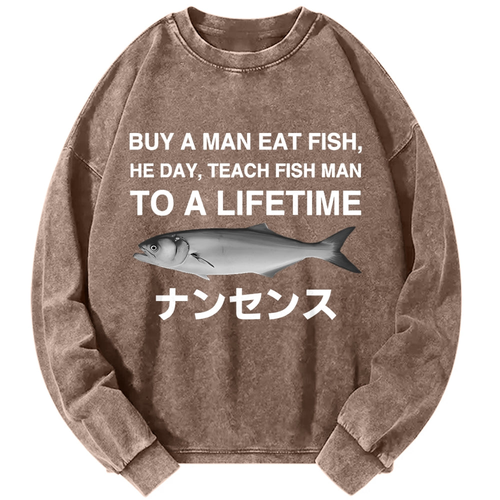 Unisex Funny To A Lifetime Vintage Washed Sweatshirts
